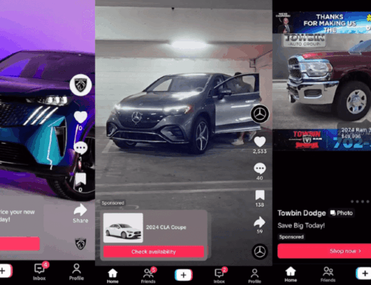 TikTok automotive ads